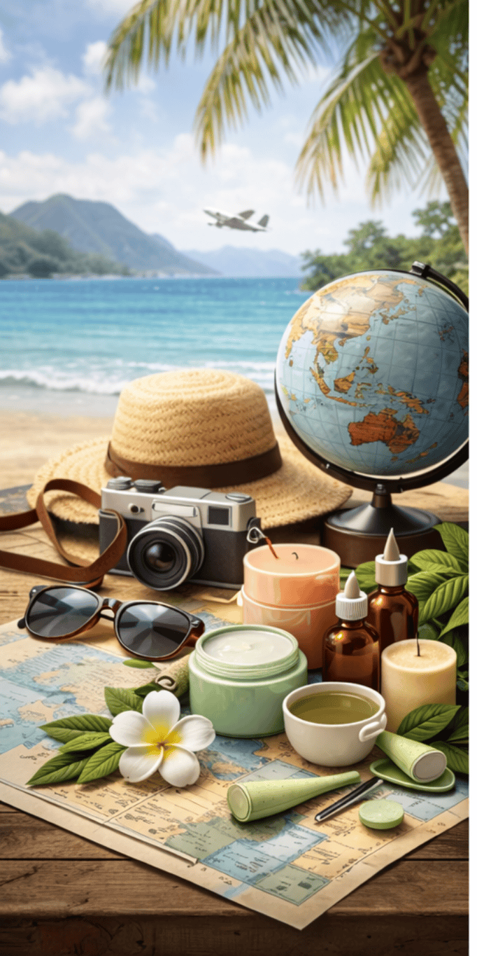 travel, skincare and wellness tips