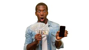 a nigerian youth showing how much he made from digital marketing